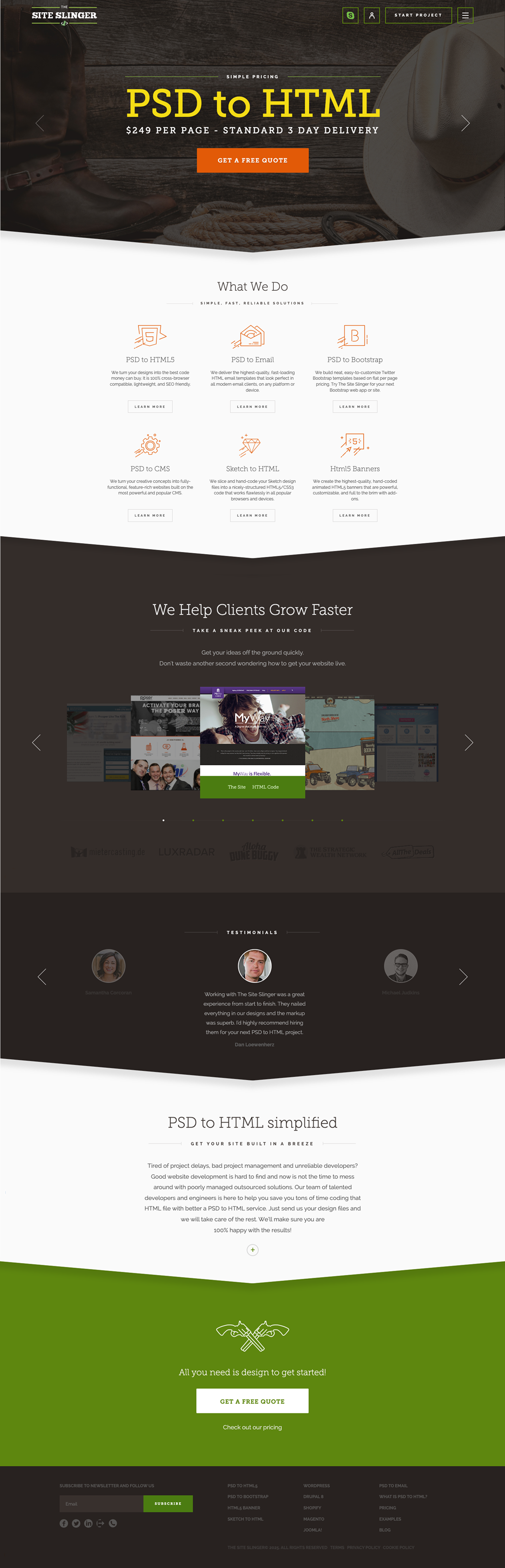 website design